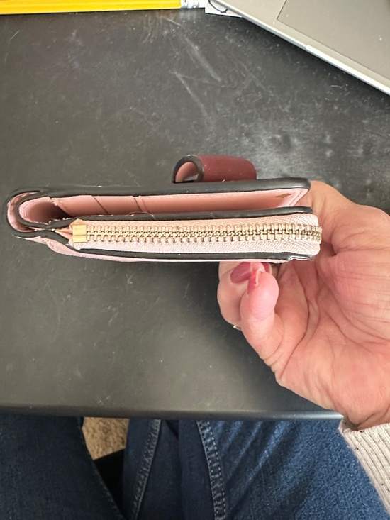 Kate Spade Floral Dog Face Zip Wallet - Picture 4 of 5